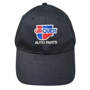 Carquest Snapback Hat Black Red OS Embroidered Adjustable Auto Parts Logo Cap